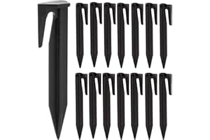YHJXLY 100 Stück Erdnägel für Mähroboter Begrenzungskabel,Rasenmäher Zubehör,Haken Nägel Heringe Erdspieße Nagel,Heringe Draht-Befestigung,für Rasenroboter,Zelt,Camping