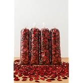 Nistabolje 1000 Pieces Dried Roses Leaf Gift Ornament Decor Romantic