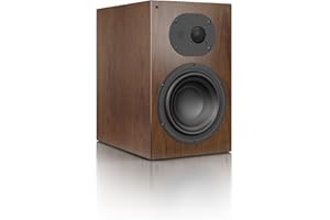Nubert nuLine 34 | Nussbaum Regallautsprecher | 1 Stück Kompaktlautsprecher | Lautsprecher für Stereo | Heimkino & HiFi Qualität auf hohem Niveau | Passive Regalbox mit 2 Wege Technik Made in Germany