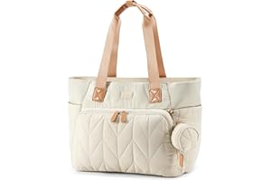 Lekesky Wickeltasche mit Schnullertasche und Wickelunterlage, Große Reisewindeltasche für Mama und Papa, Multifunktions-Babytasche für Jungen und Mädchen