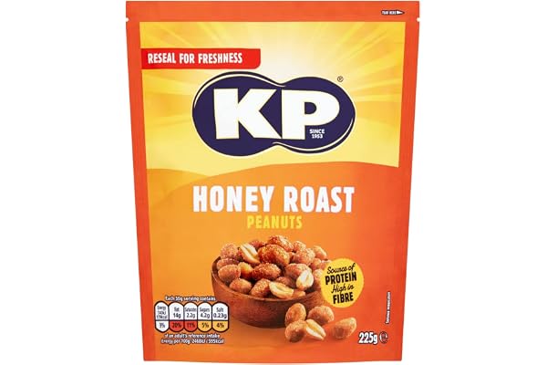 KP Honey Roast Peanuts, 225 g
