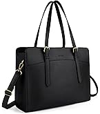 Sac Ordinateur Femme 15,6 Pouces Avec Compartiment Isotherme - Sac Cabas Professionnel Pour Travail, Études, Université - Brun Cuir PU