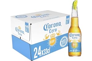 Corona Cero, Birra Analcolica Bottiglia, Pacco da 24x33cl