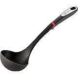 Lagostina Ingenio Smart Mestolo in Silicone con Rivestimento Antigraffio, Impugnatura Ergonomica, a Mano in Plastica, Lavabil