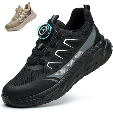 Baskets Sécurité Respirantes Chaussures De Sécurité Unisexe Avec Embout Acier - Baskets De Travail Respirantes Tailles 36-46 Chaussures Protection Antidérapantes