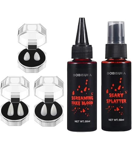 Sangue Finto Premium Per Halloween – 0.88 Once, Trucco Realistico Per Vampiri - Foto 2
