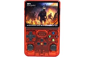 GAME MATRIX R36S Retro Handheld Video Game Console – up to 512GB, 100K Classic Games, Dual RAM Chips, 3.5" HD Screen, Linux OS, Fast Dispatch, QC Verified