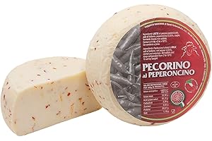Pecorino al Peperoncino | trancio sottovuoto da 0,3 kg | formaggio artigianale Toscano | Salumificio Artigianale Gombitelli - Toscana
