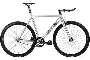 FabricBike Light - Vélo Fixie, Fixed Gear, Single Speed, Cadre et Fourche Aluminium, Roues 28", 3 Tailles, 6 Couleurs, 9,45 kg (Taille M)