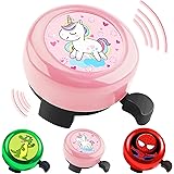 Sonnette de Vélo Enfant, Cloche De Vélo, Sonnette Velo Enfant Fille, Accessoire de Vélo pour Garçons Filles, Un Son Fort, pou