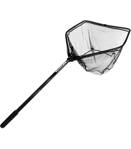 Savage Gear Pro Folding Rubber Large Mesh Landing Net XL (70x85cm) - Schepnet