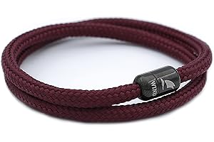 Wind Passion - Paracord Mens Bracelet - Bracelet for Women - Rope Bracelet String With Magnetic Clasp - Wrist Surfer Bracelet - Handmade Surfer Magnetic Bracelets - Sturdy & Waterproof