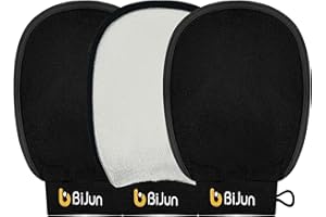 BiJun Peelinghandschuh, Exfoliating Gloves Body Scrub, Marokkanische Kese Peeling Handschuhe, Premium Scrub Exfoliate für bad Oder Dusche