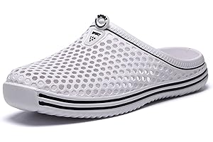 TABREBULL Women's Garden Clogs Breathable Shoes Bathing Shoes Men's Beach Shoes Water Shoes Footwear Slippers Walking Shoes Anti-Slip Shoes