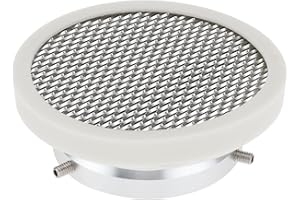 LT Easiyl 1pc Filtre à Air de Carburateur de Moto avec Filet 55 Mm Velocity Stack Admission Vent Corne Cup Remplacement Convient pour Scooter Moto ATV PWK32 34 Mm Carburateur Argent