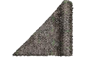 ‎LOOGU LOOGU Tarnnetz für Sichtschutz Sonnenschutz Abdeckung Dekoration Waldoptik Baum Design Tarnung Camouflage Netz für Haus Garten Camping Jagd