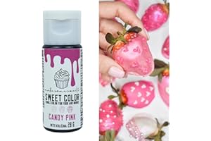 MS GOOD MakeSomeSweets ROSA - Coloranti Alimentari Gel Vegano Per Dolci - Colorante Alimentare Rosa Liquido per Decorare le Torte, Biscotti, Fondente e Macaron - Senza Olio Di Palma - 28g