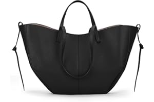 ACUYE, Borsa tote in pelle da donna, borsa a tracolla a forma di mezzaluna, borsa da lavoro