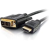C2G 1M HDMI to DVI-D High Speed Digital Video Cable, DVI to HDMI Monitor Adapter Cable, Full 1080p HD Suitable for PS4, Raspb