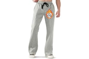 ineepor Pantalon Chandal Hombre Invierno Pantalon Deporte Hombre Forro Polar Cálido Algodon Acampanados Baggy Anchos Casual Running Jogger Cintura Elástica con Bolsillos y Cordón Ajustable XS-5XL