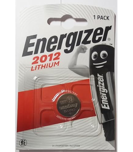 Energizer CR2012 Lithium Knopfzelle – 3V, 55mAh, Ersatz Für Duracell DL2012, Rayovac U.a.