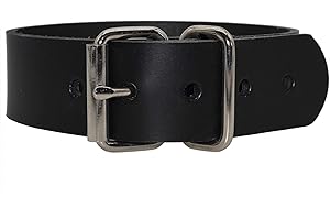 LEDERRIEMEN.COM Blank Leather Waist Belt with Roller Buckle, Strap