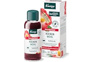 Kneipp Health Bath Back Wellness - Bath Oil with Valuable Extract of Devil's Claw and Natural Essential Oils from Lavender and Cajeput - for Back, Neck and Shoulder - 100 ml