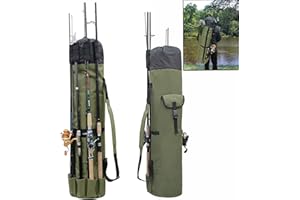 Shaddock Angelruten-Etui, Tasche, Organizer, weich, Angelruten-Etui, Halter für Angelzubehör, Aufbewahrungstasche