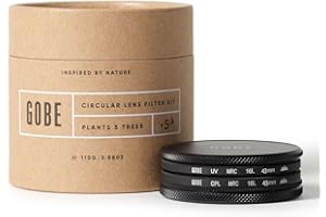 Gobe Filtr UV 43 mm + filtr polaryzacyjny (CPL) - zestaw filtrów (3 Peak)