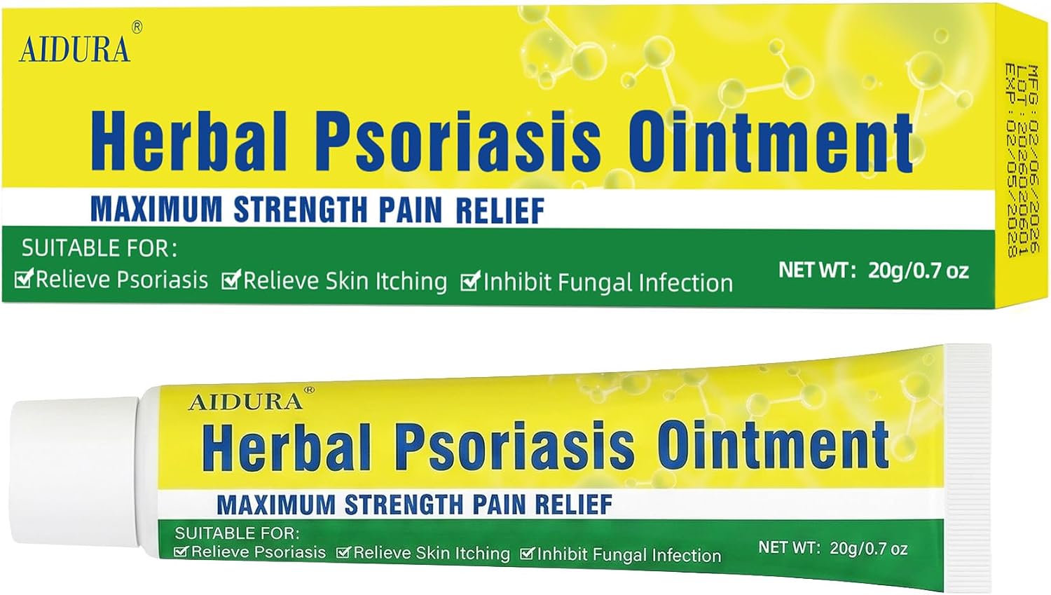 Crema para la Psoriasis,Crema Antipruriginosa 20g,Alivio del Picor y la Descamación,Cuidado Corporal para Pieles Muy Secas y Sensibles