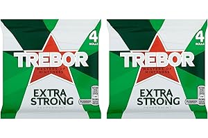 GENERIC 2 x Extra Strong Peppermint Mints | 8 Rolls of Breath Freshening Mint Sweets | 41g Each | Mint Lozenges for Long-Lasting Fresh Breath | Cool & Intense Peppermint