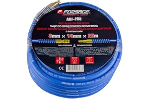 FORSAGEPOL Druckluftschlauch 8 * 14mm x 20m mit Schnellkupplung für Druckluft-Kompressor//Kompressorschlauch hochflexibel