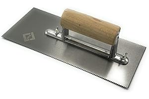 CCA A2 Adhesive V notch trowel complete with hardwood handle. For spreading pressure sensitive adhesive beads evenly, for the fitting of all LVT flooring.