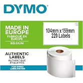 Dymo S0904980, LW 4XL Ekstra Geniş Sevkiyat Etiketi, (104x159 mm) 220 Etiket/Paket
