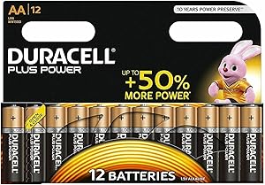 Duracell Plus AA Batteries, 12 Count ( Pack of 1)|200