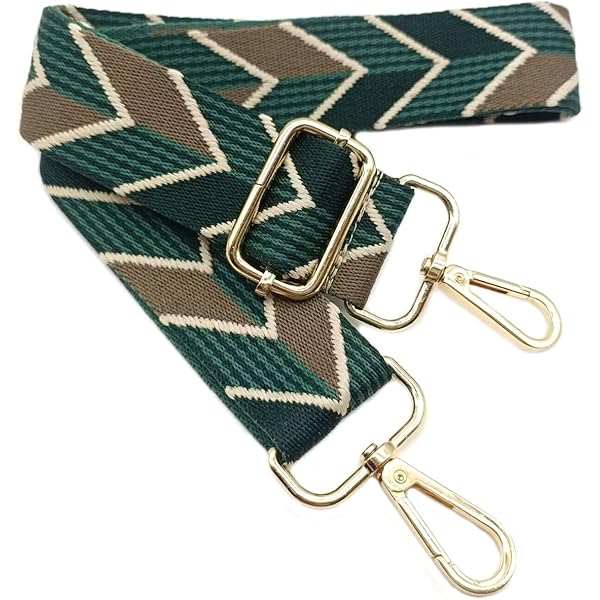 Tracolla Regolabile In Tela Per Borse - Con Ganci Girevoli Metallici, Pelle Bianca - Foto 9