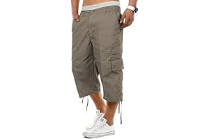 WESTACE ACTIVE Mens Big King Size Casual Cool Smart Multi Pocket Cargo 3/4 Shorts Full Fit New 2XL 3XL 4XL 5XL 6XL