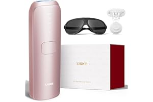 ‎ULIKE Ulike Air 3 IPL Haarentfernungsgerät mit Saphir-Eiskühlsystem für schmerzfreie & langanhaltende Ergebnisse, Laser-Haarentfernung für Frauen und Männer, auf Gesicht und Körper Auftragen zu Hause, Pink