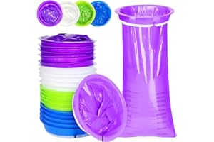 ZYLUNIY 20 Pièces Sac Vomissement Voiture, 1000ml Sac de Vomissement, Sacs à Vomi, Haute Densité Étanche avec Bouton-Pression, Pour Voiture, Voyage, Femmes Enceintes Urgences Enfant Adulte