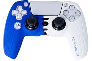 FANTROLLER Controller Schutzhülle kompatibel für PS5 Controller Schalke 04