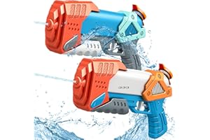 DEKUKAR Water Pistol for Kids, 2 Pack Small Mini Water Guns 7M Long Range Super Water Blaster Squirt Gun, Outdoor Water Toy Summer Swimming Pool Beach for Boys Girls Toys,Training Toys for pets