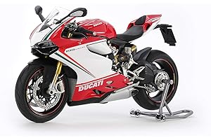TAMIYA 300114132 1:12 Ducati 1199 Panigale S Tricolore, Riproduzione Fedele del modellismo, Kit di Costruzione in plastica, Fai da Te, Hobby, incollaggio, modellismo, assemblaggio, Non Verniciato,