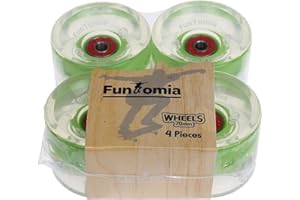FunTomia 4X Longboard LED roués Wheels 70x51mm 86A 8X Mach1® roulements à Billes ABEC-11