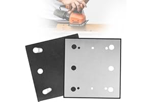 MOGRQAP Replacement Sander Pad for Makita BO4556 Sander, 1/4 Sheet, Replaces 158324-9-SPD17, BO4556, BO4557, BO4558, BO4565, Aluminum Oxide, Compatible with Wood, Metal, Plastic