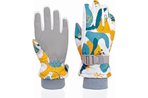 ‎GUFOLTIE Gufoltie Kinder Skihandschuhe 7-13 Jahre Wasserdicht Winterhandschuhe Warme Junge & Mädchen Schneehandschuhe Winddichte Fahrradhandschuhe Snowboard Handschuhe