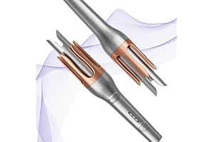 LANBOO Hair Curler, Portable Automatic Curling Iron with Anti-Scald Design, 30s Fast Heat, 3 Temp Settings, 32mm Tourmaline Ceramic Barrel, 60 Min Auto Shut-Off