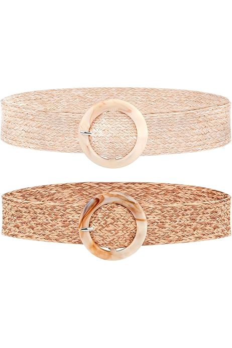 Ceinture élastique Naturelle Ceinture Élastique En Paille DEEDPF