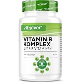 vit4ever B Vitamin Complex - 365 Tablets - All 8 B Vitamins | 12 Month Supply - B1, B2, B3, B5, B6, B12, Biotin &amp; Folic Acid