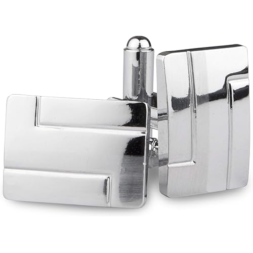 Kovove The Bling Fling Silver Coloured Cufflinks