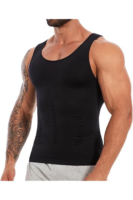 Dimagrante Maglia Contenitiva Uomo Canottiere Uomo Cotone Canotta